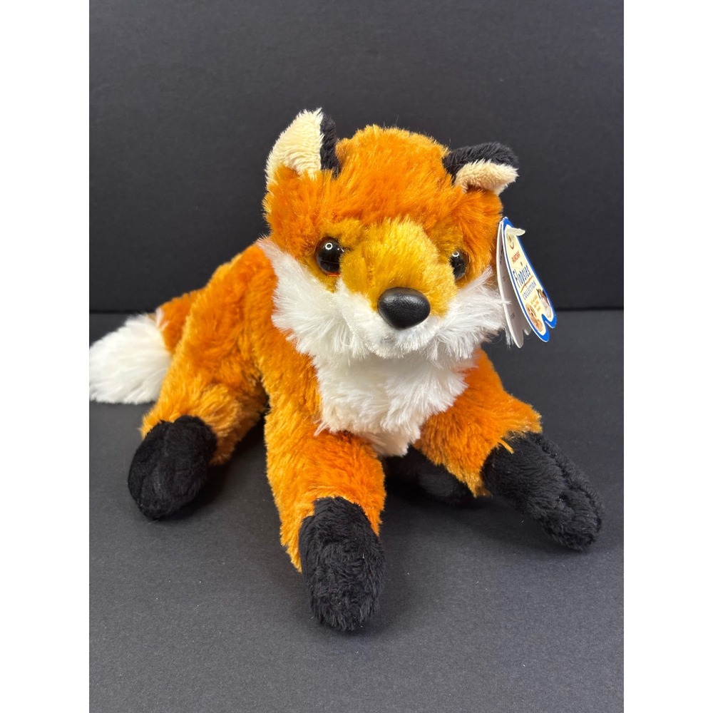 Aurora Flopsies Fannie Red Fox Plush Stuffed Animal #31160 w/Tags Retired? RARE